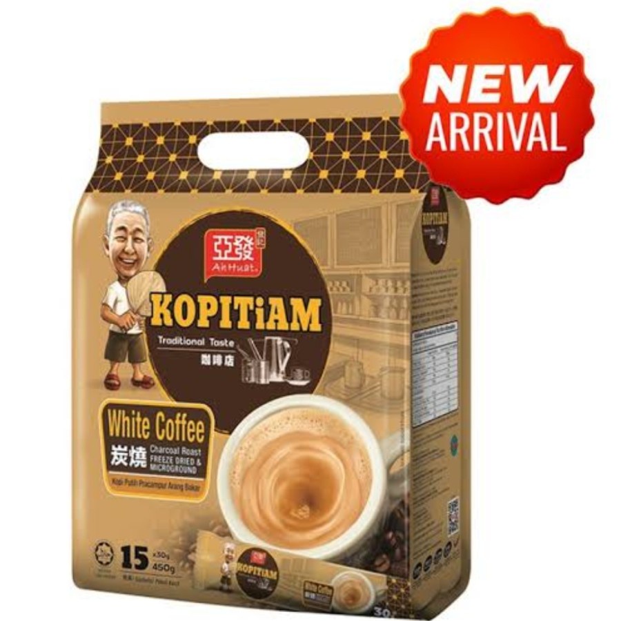 

Ah Huat White Coffee Kopitiam Charcoal Arang Kopi Joss Traditional 15s