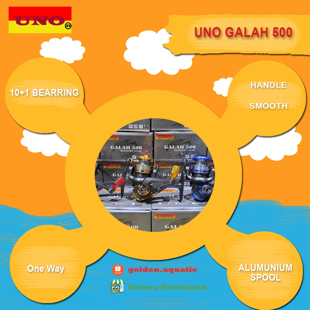 REEL PANCING UDANG UNO GALAH MINI 500