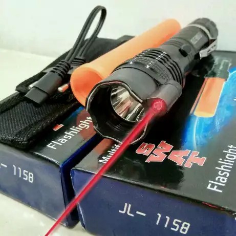 Senter JL 1158/1021/2018 Senter Laser Swat Multifungsi Anti Begal Dan Pengaman Diri 50.000 watt