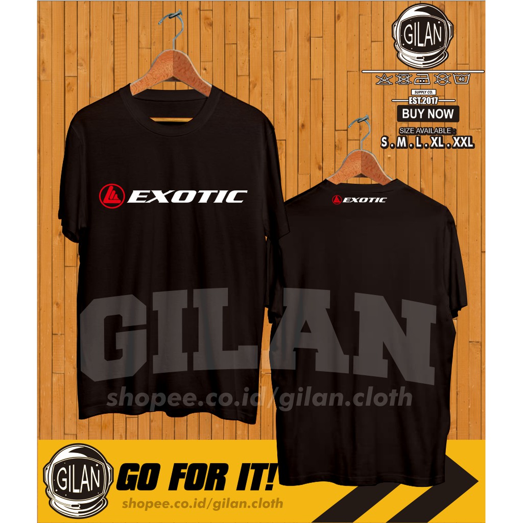Kaos Baju Exotic Bike Logo Sepeda Road Bike MTB Kaos Olahraga -  Cloth