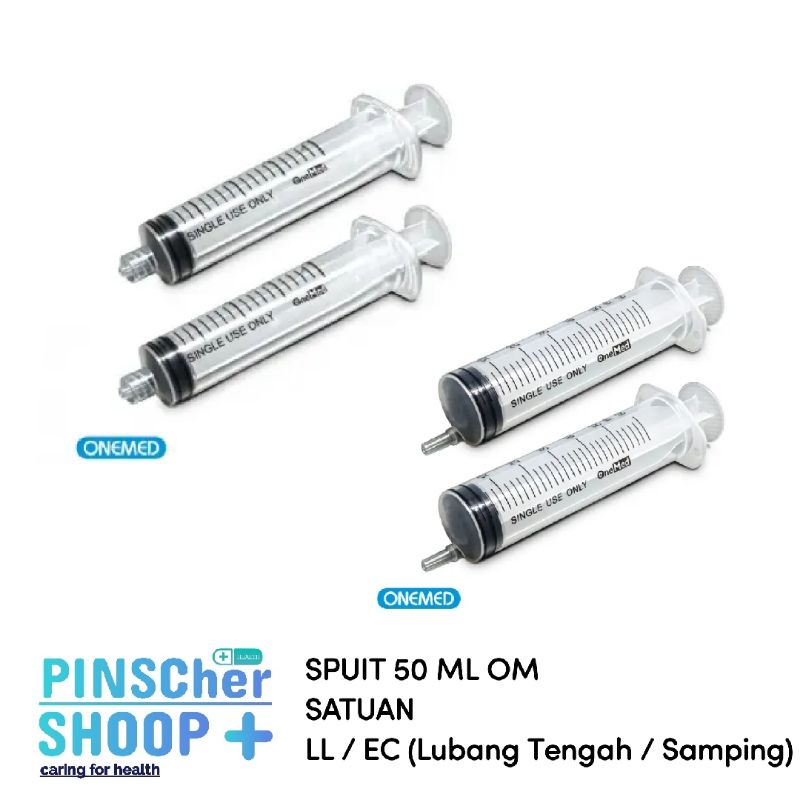 PS / SIRINGE SPUIT 50 Ml (CATH TIP / EC / LL) SATUAN