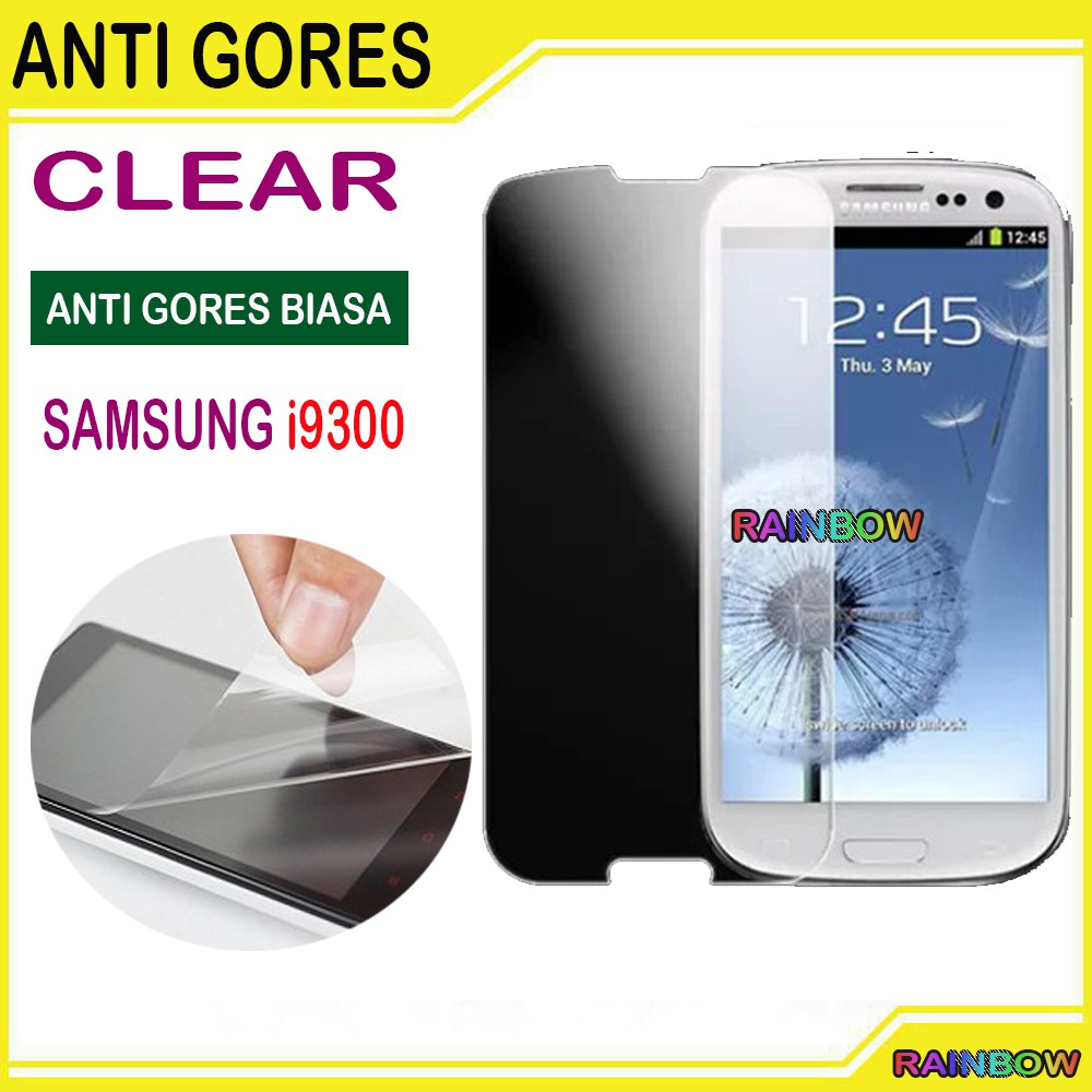 Anti Gores Samsung i9200 i9300 Note 4 S5 S5282 S5830 ACE S6810 7562 6310 Screenguard Pelindung Layar Gadget Antigores Screen Guard HP Screen Protector Clear Bening Handphone