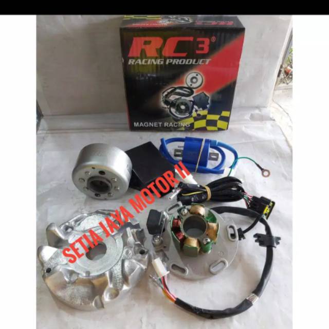 Pengapian magnet yz 125 Rc3 racing Ninja 150.Ninja R.Ninja Rr.Ninja Ss.bisa lampu 1set lengkap pnp