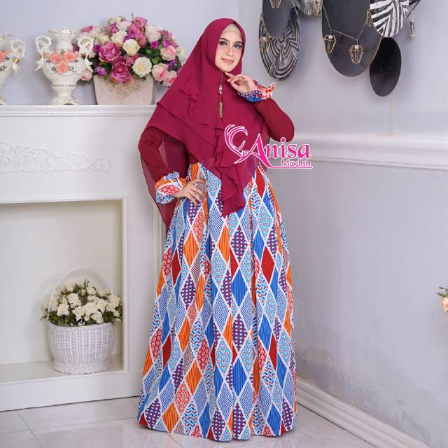 Shalimar maroon by  anisa modish