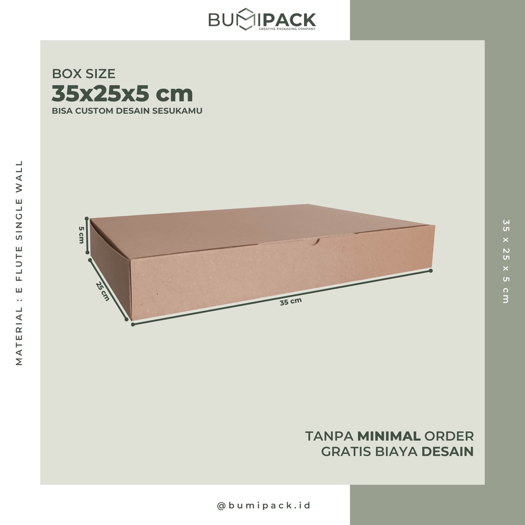 

Kardus packing box hampers kardus hampers dus packing box packing box packaging - Box 35x25x5 cm