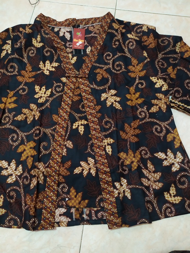 Atasan Batik S.m.l.xl.xxl.3l.4l.5l Blouse Batik Wanita Motif Mahabaten