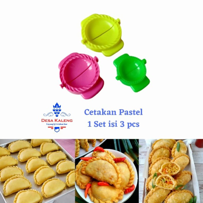 cetakan pastel / cetakan pastel 1 set isi 3 pcs / cetakan pastel mini - BESAR