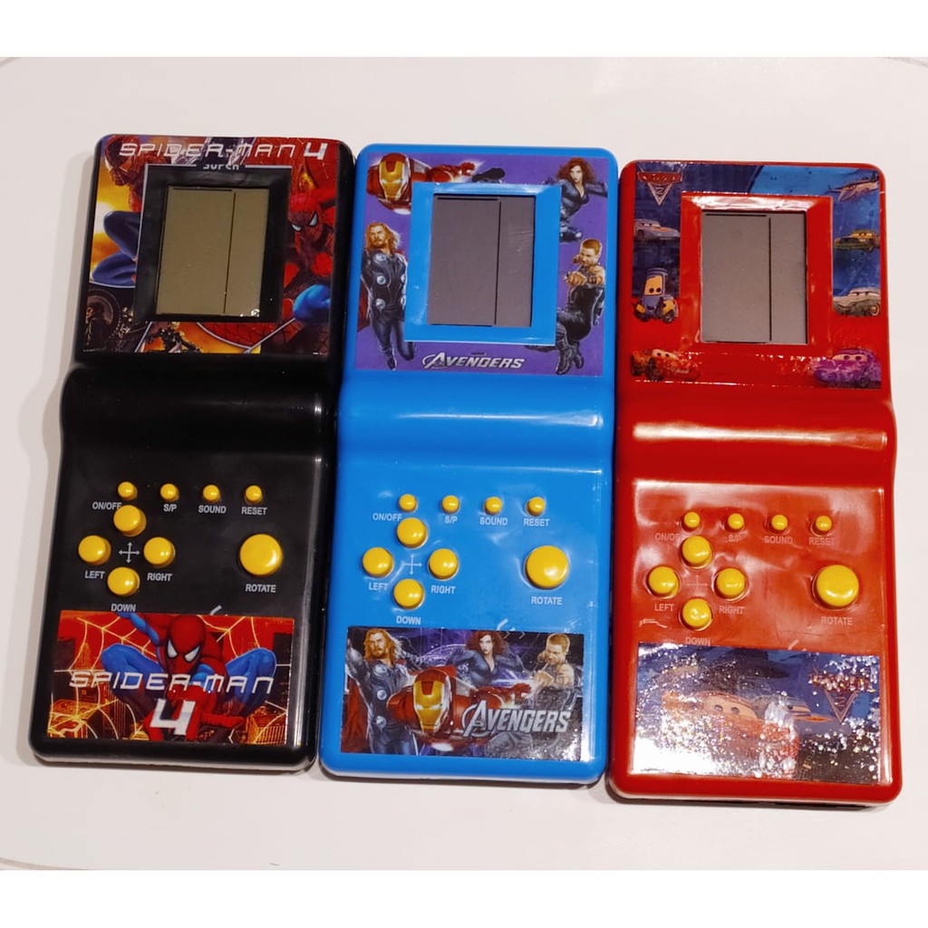 Mainan Anak Game Tetris Karakter (Brick Game Tetris)