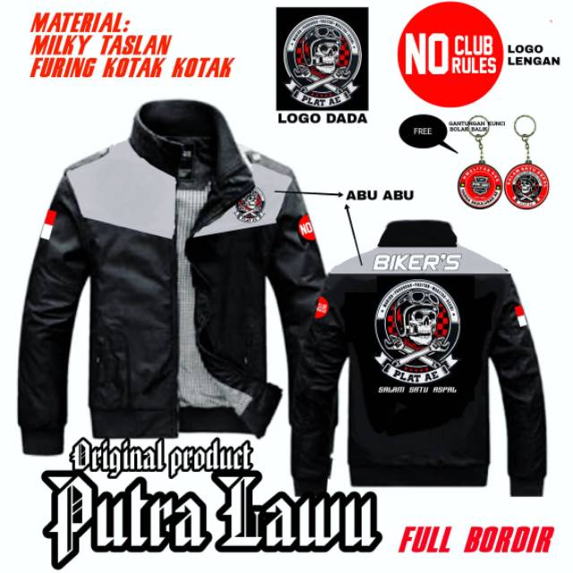 PROMO....JAKET RIDER PLAT AE