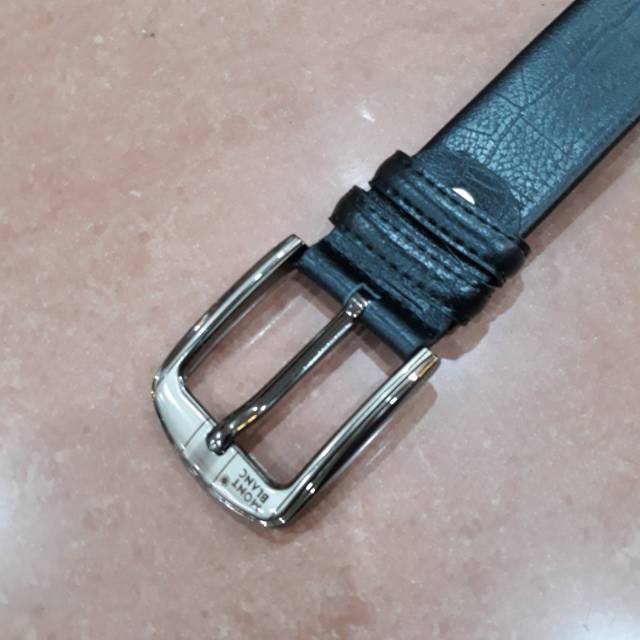 Ikat pinggang jarum montblanc murah gesper tusuk impor
