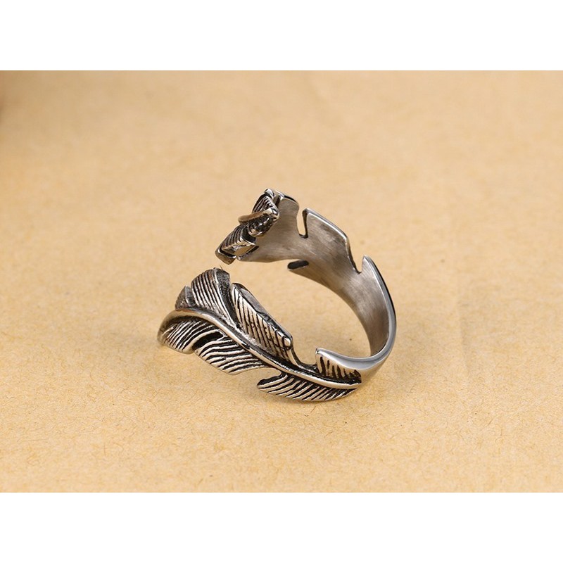 Cincin Single Pria Cowok Titanium 316L Import Anti Karat CP015 punk series