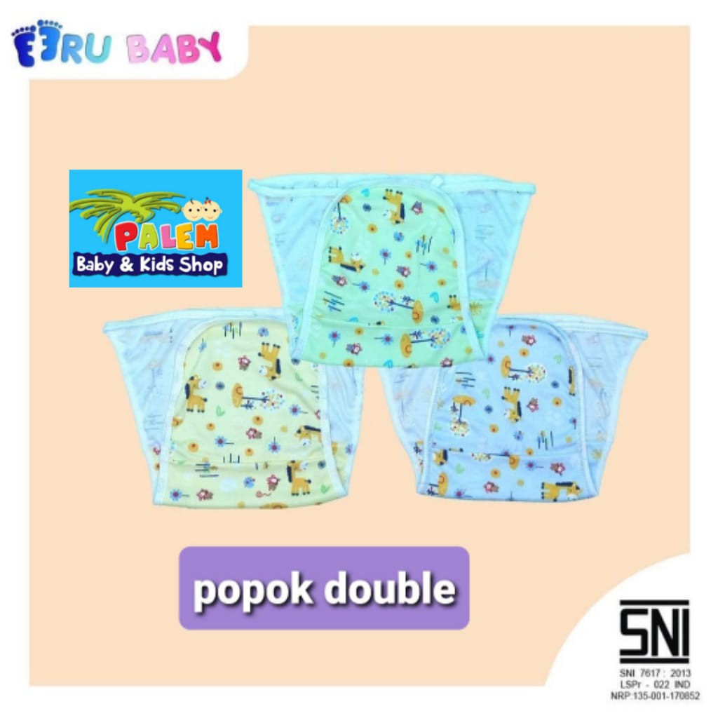 Eeru Baby Popok bayi  Dobel &amp; Single Isi 3pcs