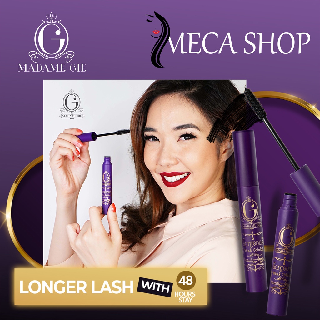 Madame Gie Gorgeus Wink Celebs Mascara Eyeliner 2 in 1 | Beauty Long | Pretty Thick | MakeUp