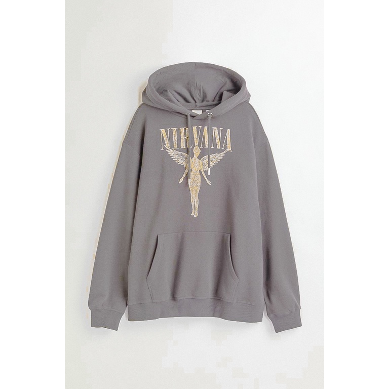 Hoodie HnM H&amp;M NIRVANA Edition Sweater koleksi nirvana band