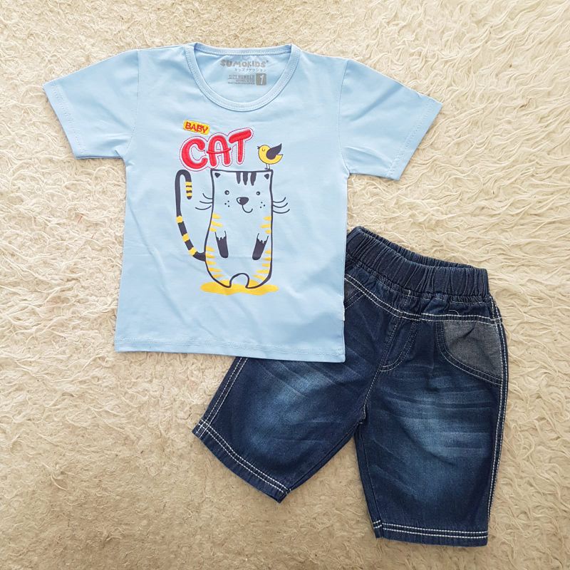 Baju Bayi Cowok Cat Jeans