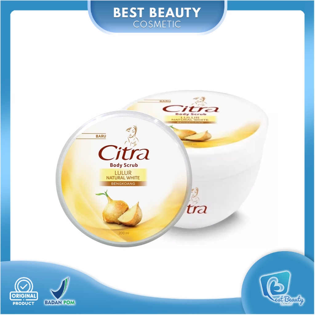 ★ BB ★ CITRA Lulur Natural White Bengkoang Body Scrub - 200ml