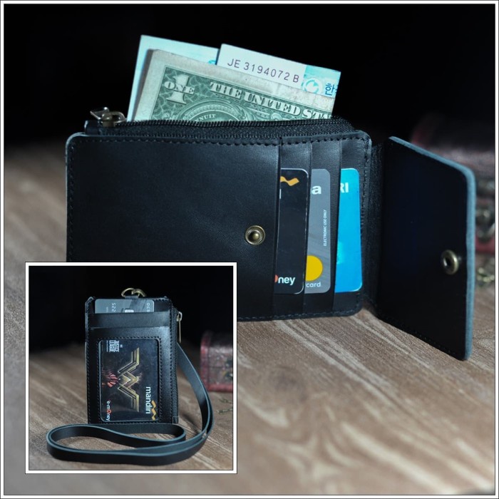 

READY Id Card Holder Dompet Kartu Kulit Model Terbaru TERLARIS