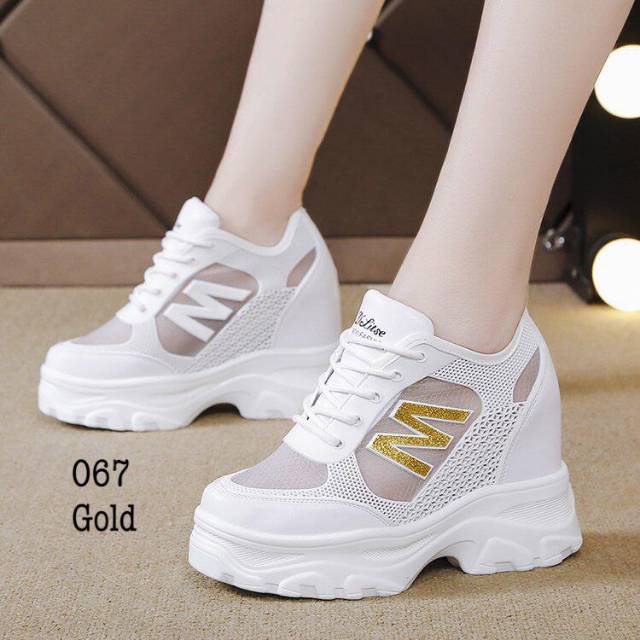 Sepatu Wedges wanita impor Korea#A067
