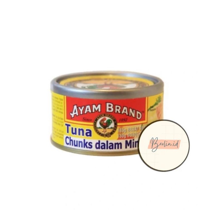 

Ayam Brand Tuna Chunk in Oil 150 Gr / Tuna Dalam Minyak