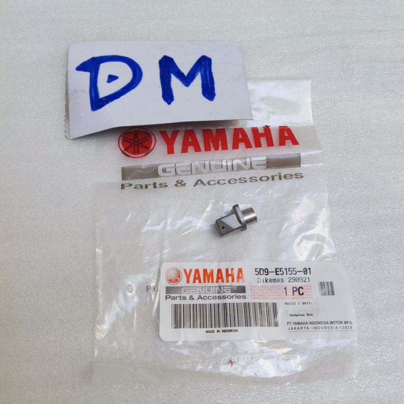 Nozzle 3 lubang Semprotan Pompa Oli Kruk Krek As Vega ZR 5D9-E5155-01 Asli Original Yamaha