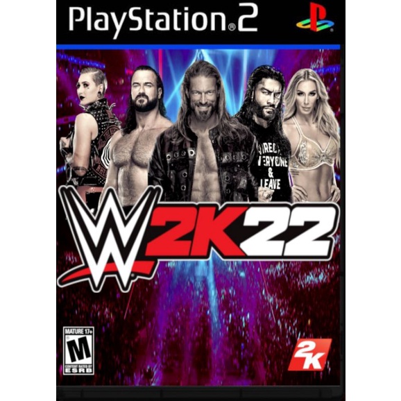 KASET PS2 WWE 2K22 SMACKDOWN VS RAW  2022
