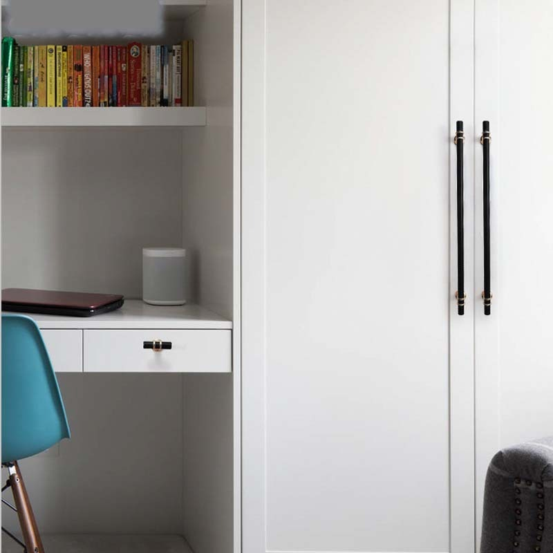 Gagang Pintu Lemari Pakaian / Laci Bentuk T Bahan Aluminum Alloy Gaya Nordic