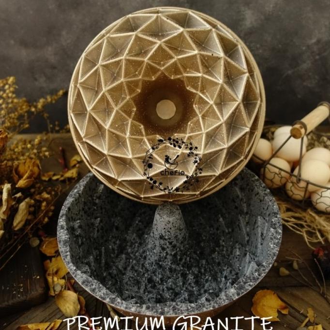 

Chefio Loyang Pandora Granit / Loyang Marmer Cake 24cm Premium Granite