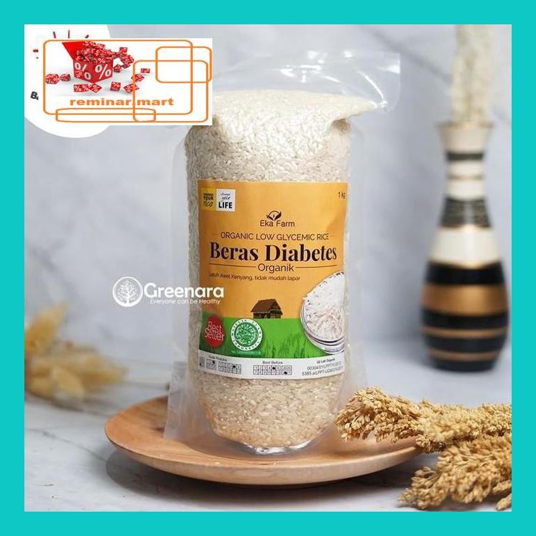 

S0Bers Beras Diabetes Organik 1Kg Ekafarm Ric0S50B