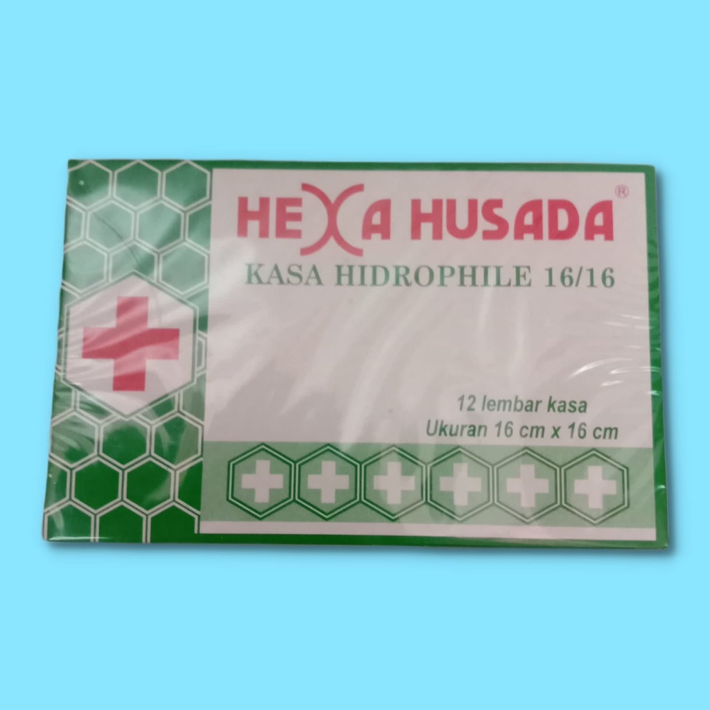 Kasa Steril Hexa Husada 16 x 16/Kasa Kotak 16 X16