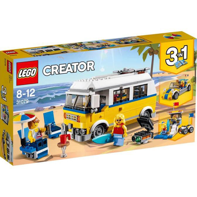 BIG SALE MAINAN LEGO ANAK☻ LEGO CREATOR, SUNSHINE SURFER VAN (31079) ON SALE
