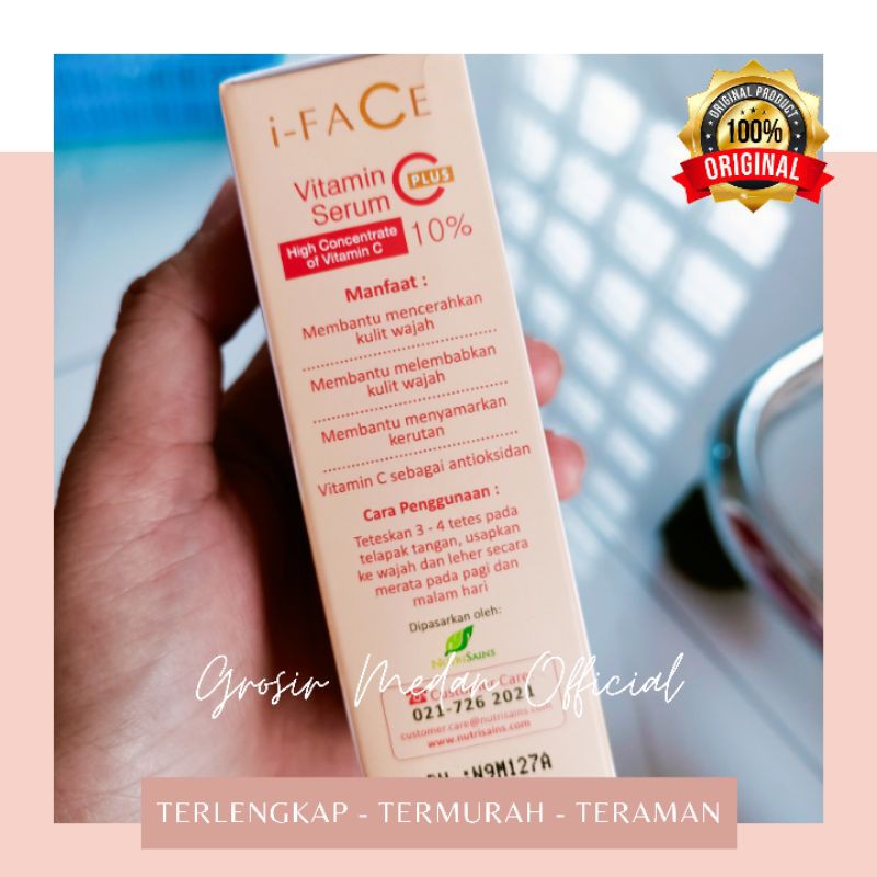 I-FACE SERUM VITAMIN C WAJAH CERAH HALUS ANTI AGING