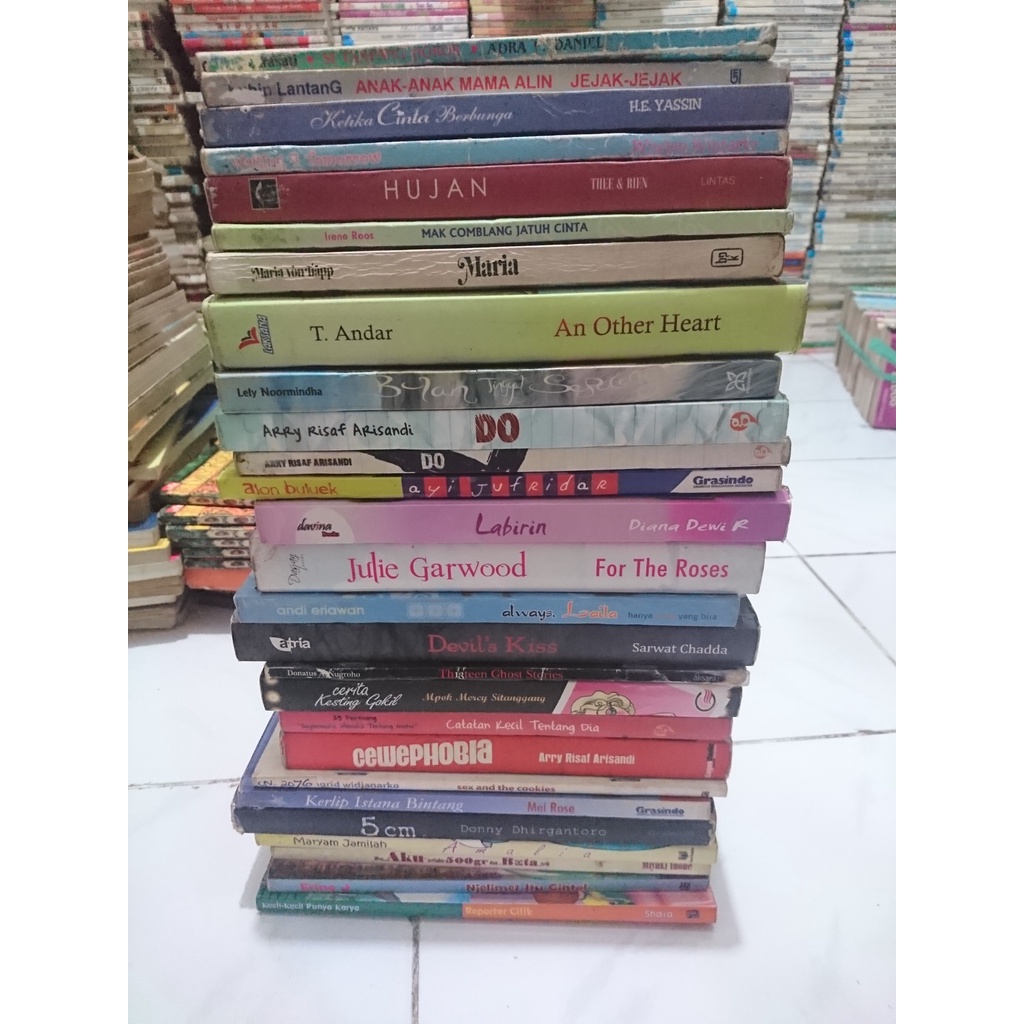 Paket Buku Novel Grosir Murah 11