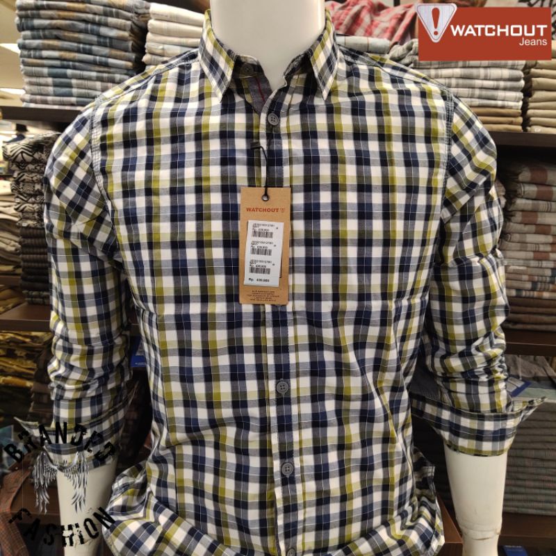 WATCHOUT JEANS PROMO KEMEJA LENGAN PANJANG JS302150127 NAVY
