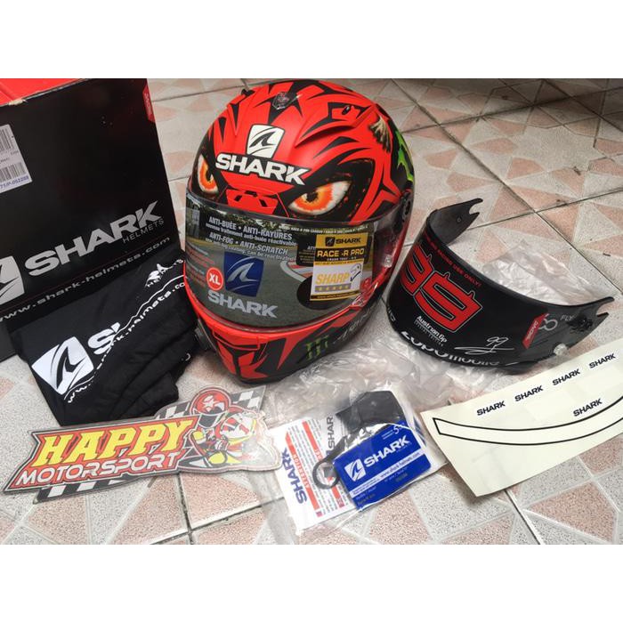 HELM FULLFACE SHARK RACE R PRO LORENZO DUCATI EDITION SIZEXL ORIFRANCE