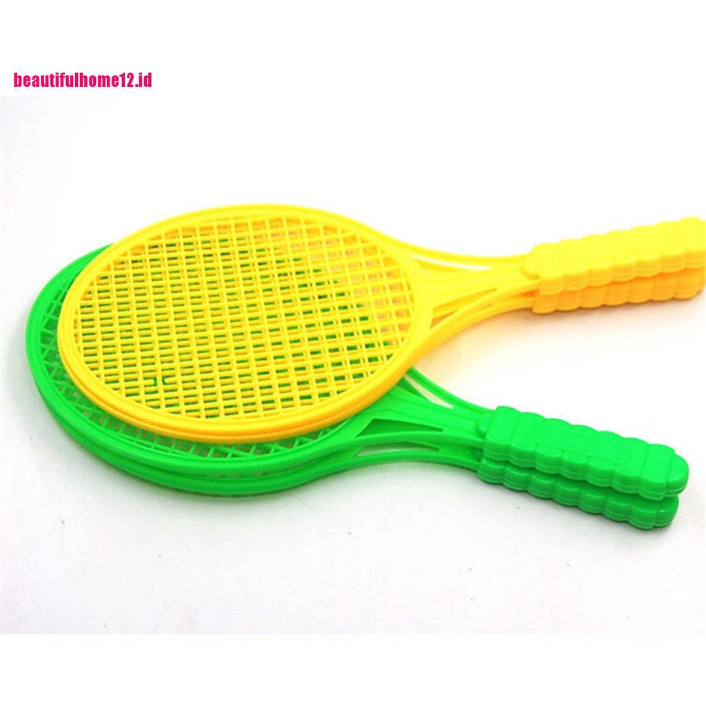 【beautifulhome12.id】1pair Child Badminton Tennis Racket Baby Sports Bed Toy Educational Toys