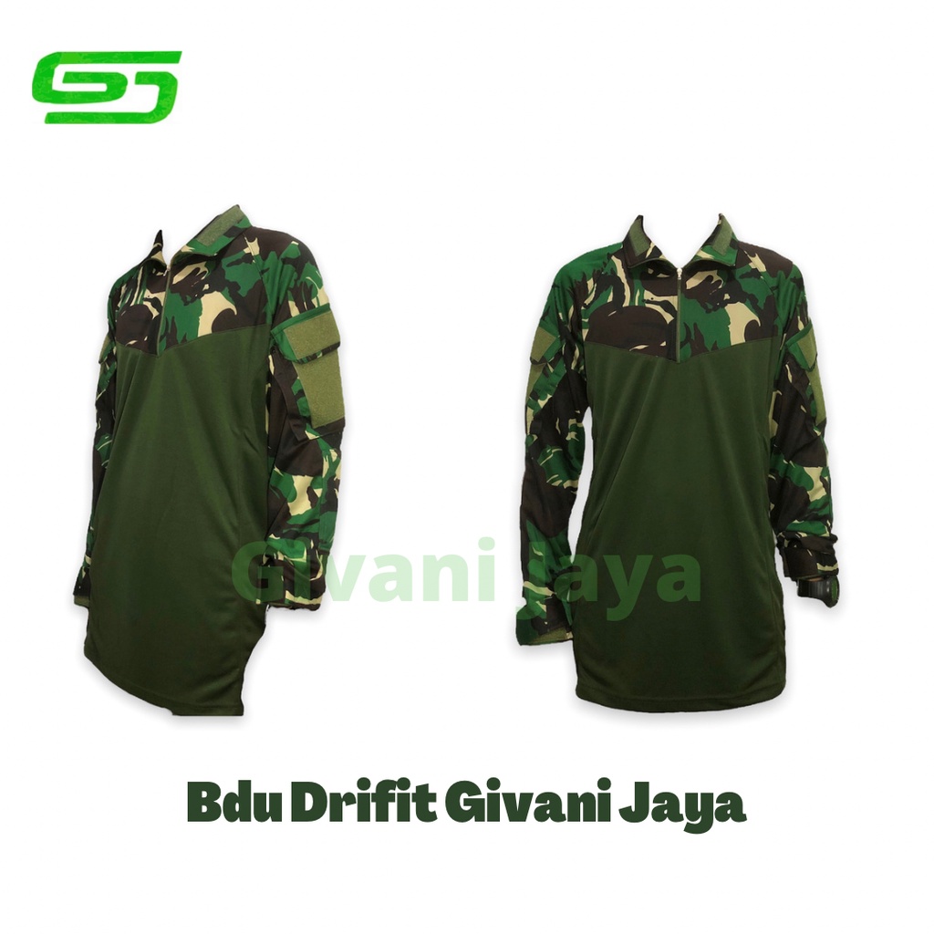 Baju BDU Tactical Loreng Drifit
