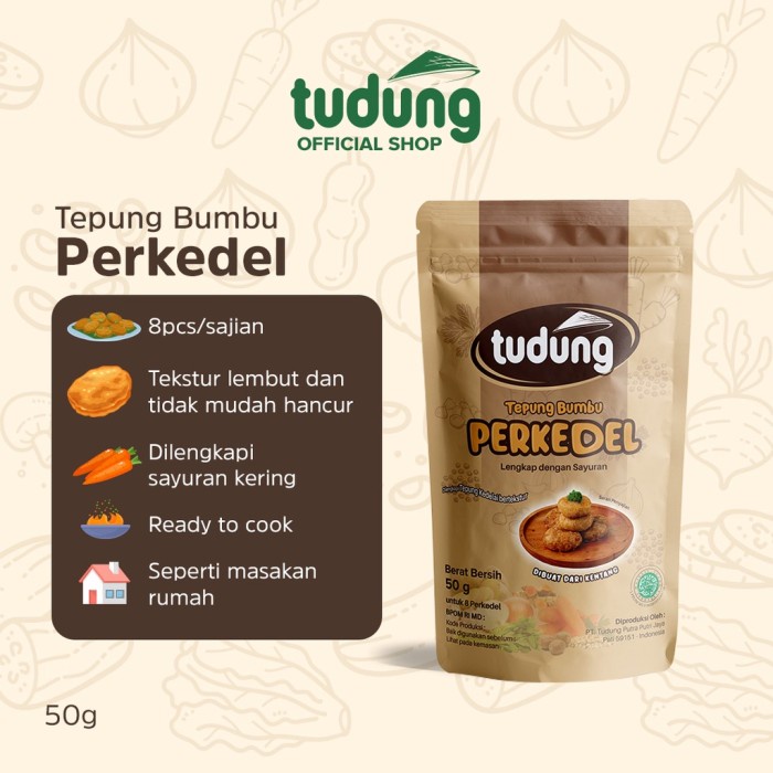 Tudung Tepung Bumbu Perkedel 50 Gram