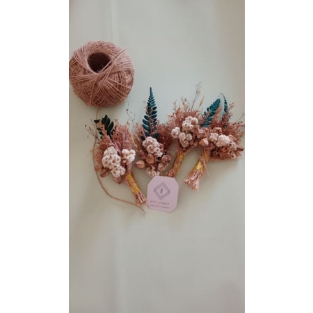 Bucket bunga kering mini// bucket dried flower