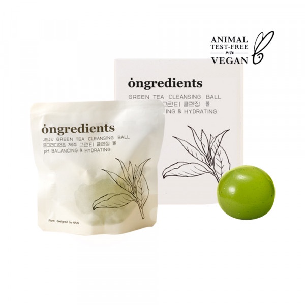 Ongredients Jeju Green Tea Cleansing Ball