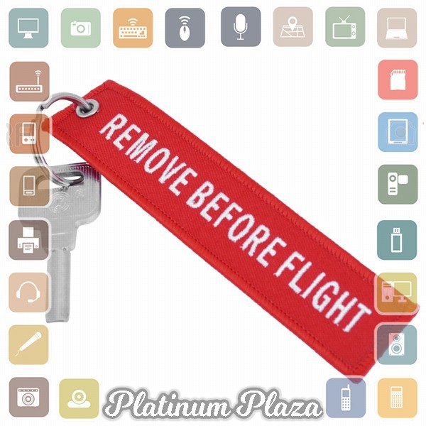 Doreen Gantungan Kunci Fashion Tag Remove Before Flight - AE120693 - Red`23BUP1-