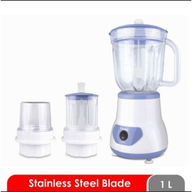 COSMOS Blender Kaca 1 Liter 3in1 3 Tabung CB 172 GR - Garansi Resmi 1 Tahun