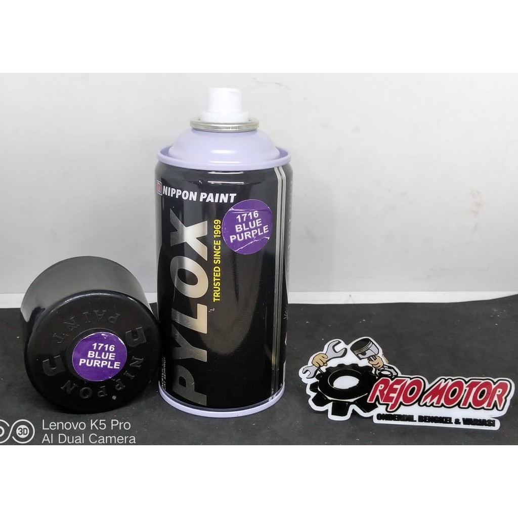 

PILOX/PYLOX /SOLID COLOURS & METALLIC COLOURS/ 1716 BLUE PURPLE / ANTI BAKAR ORIGINAL NIPPON