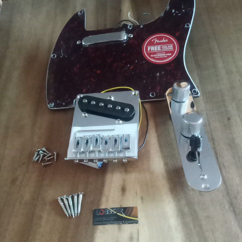 original Set Bridge Pickup Pickguard fender Squier Telecaster Standard Series
