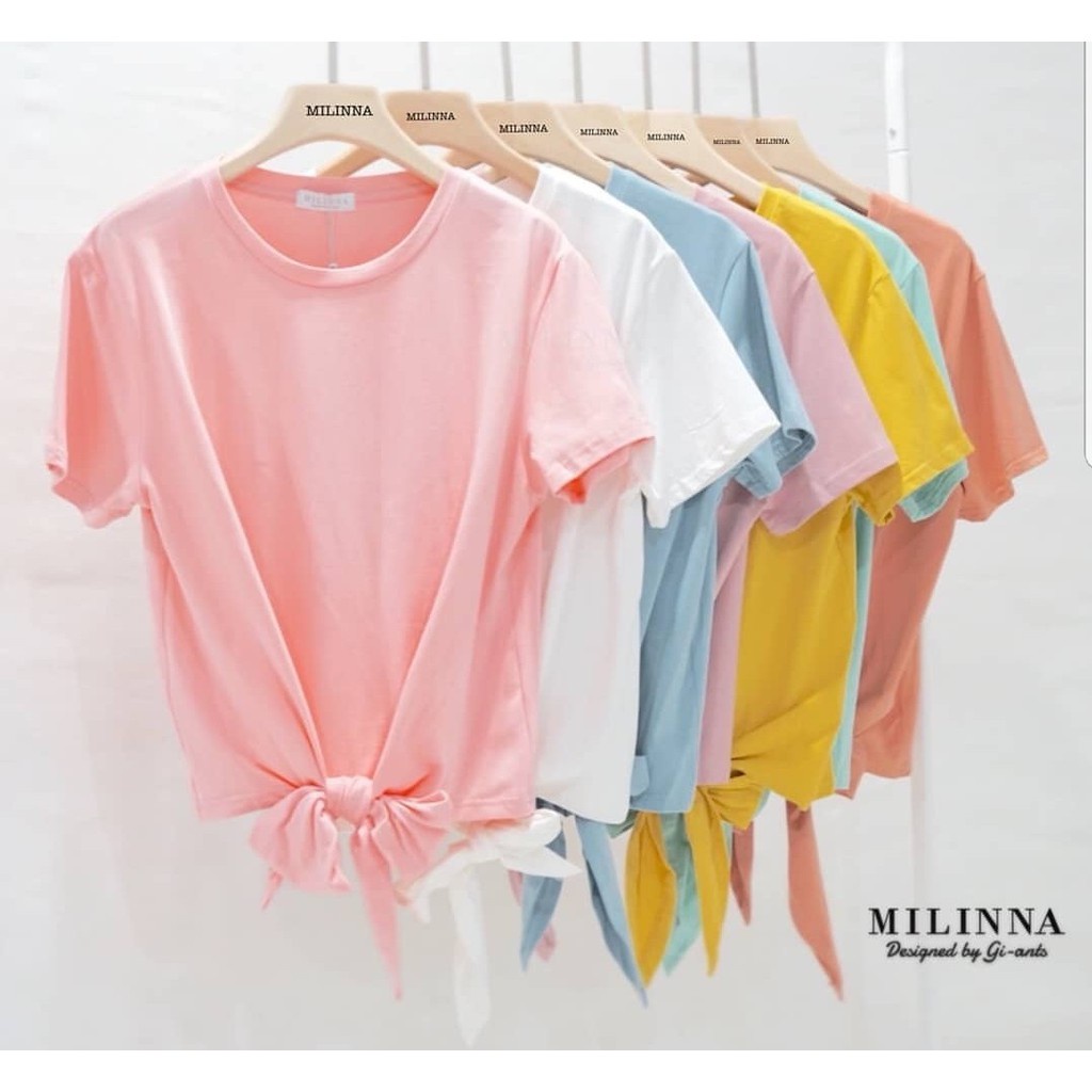 RX FASHION - LIMITED SALE KAOS TSHIRT MILINNA IKAT / VNECK BASIC