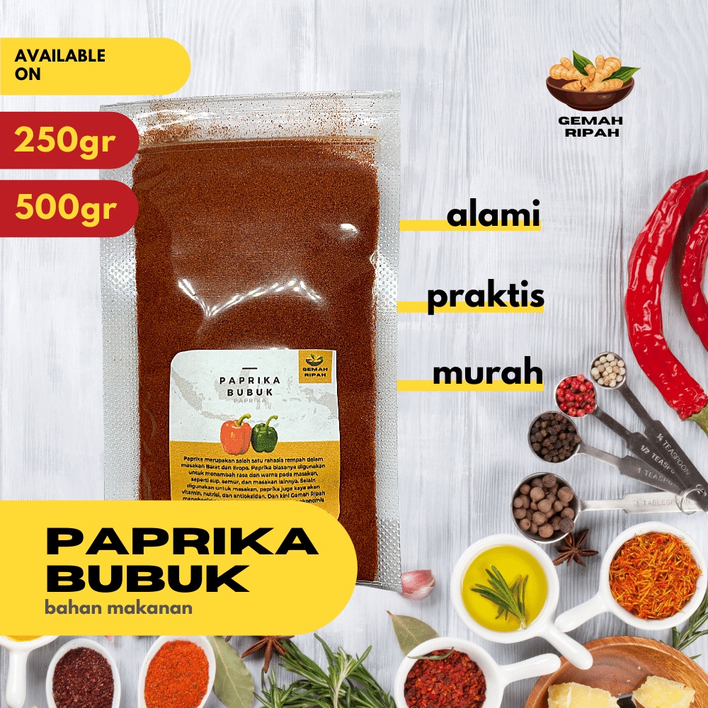 

Paprika Bubuk 250gram 500gram 1kg Paprika Powder Paprika Bubuk Bumbu Masak Bumbu Penyedap Rasa Makanan Minuman Cabe Cabai Bumbu Dapur Antaka Bumbu Tabur Bubuk Cabe Bubuk Tabur Bumbu Makanan Bumbu Tabur Pedas Bumbu Tabur 1kg Bubuk Paprika Merah