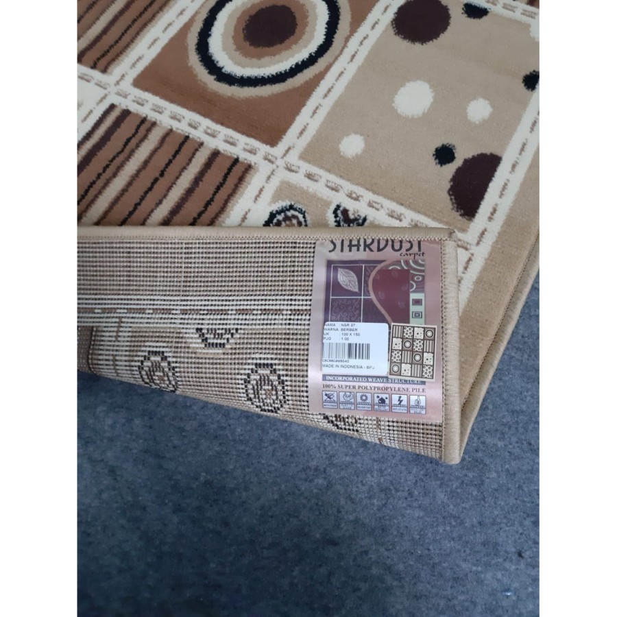 KARPET STARDUST 100X150 ST37 BROWN-3