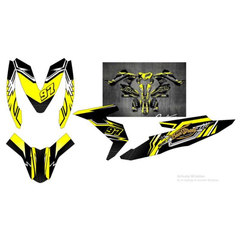 decal stiker beat street