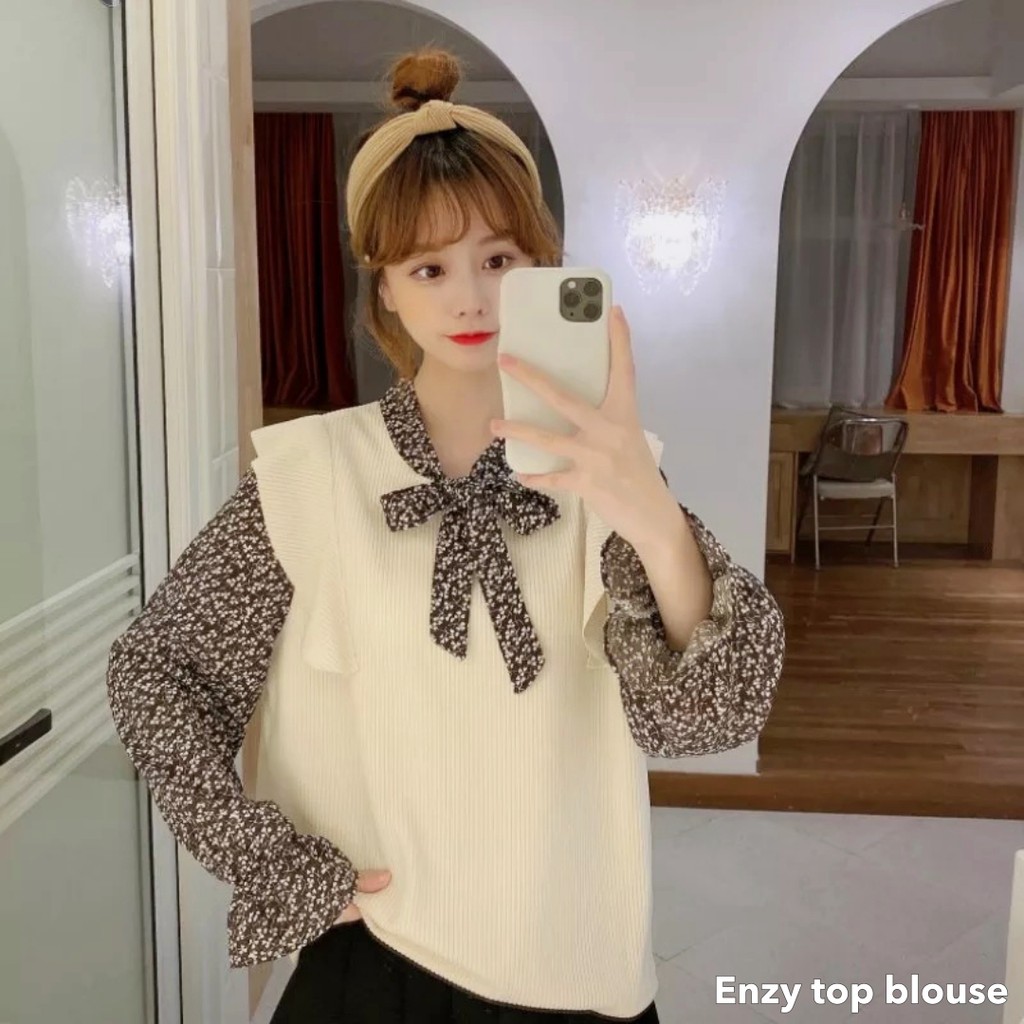 Enzy top blouse - Thejanclothes