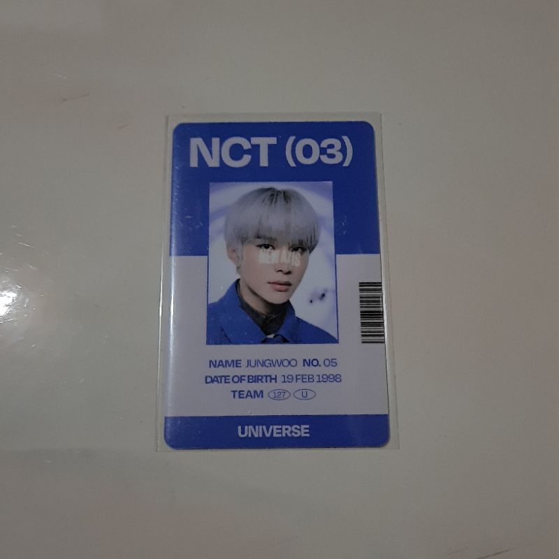 pc jungwoo id card universe jungwoo
