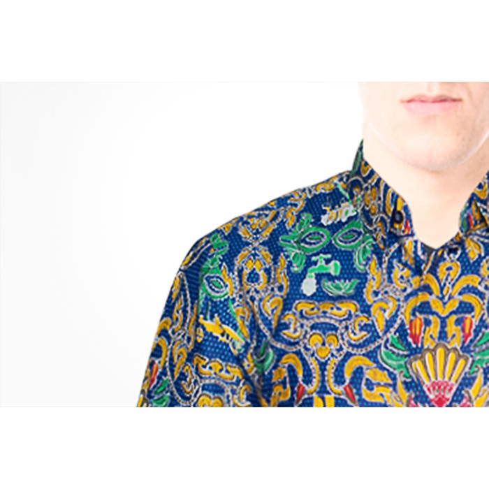 BATIK TRUSMI HAFIYAN SERAGAM PRIA BATIK LENGAN PENDEK BATIK KEMENTRIAN PUPR BATIK PU BATIK PREMIUM